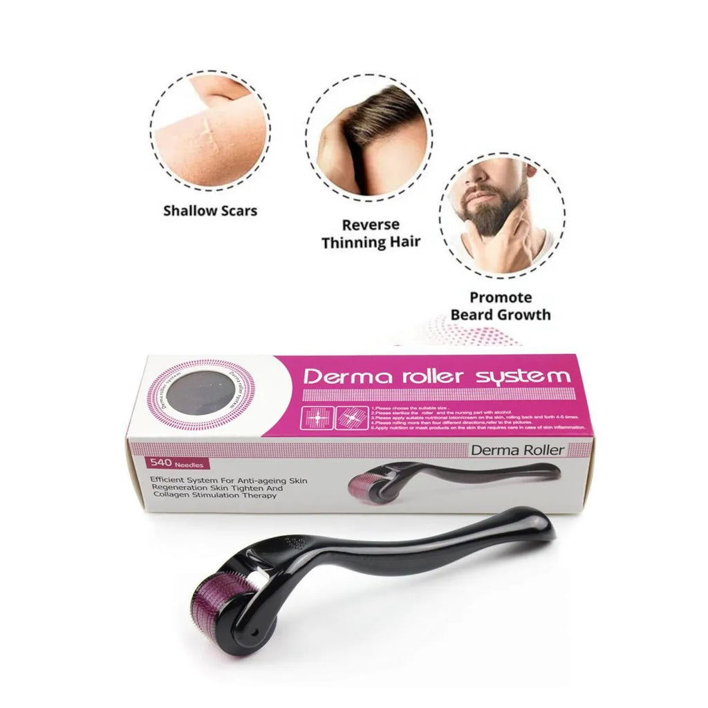 PACK MÁQUINA DE AFEITAR SONAR 3EN1 + DERMA ROLLER