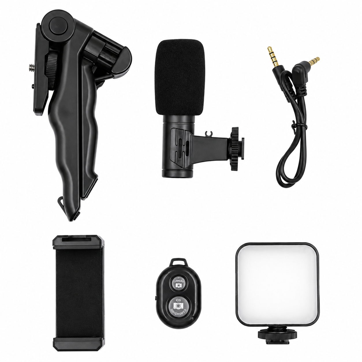 KIT DE GRABACION DE VIDEO CON TRIPODE Y BLUETOOTH