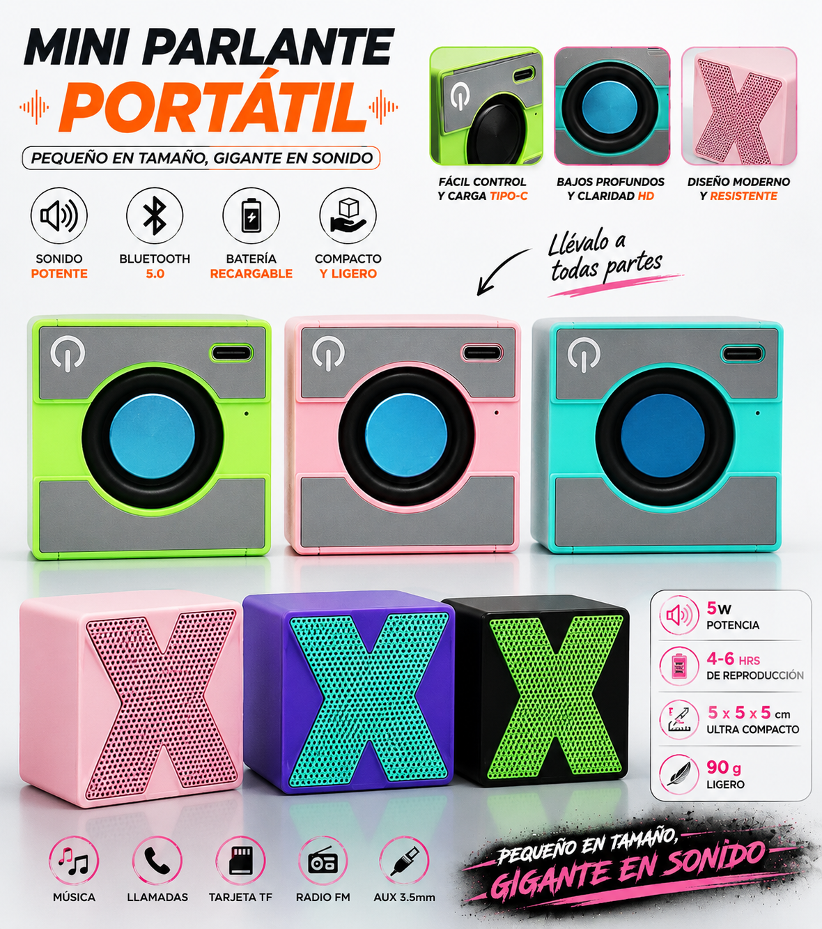 MINI PARLANTE SUBWOOFER X - TSP
