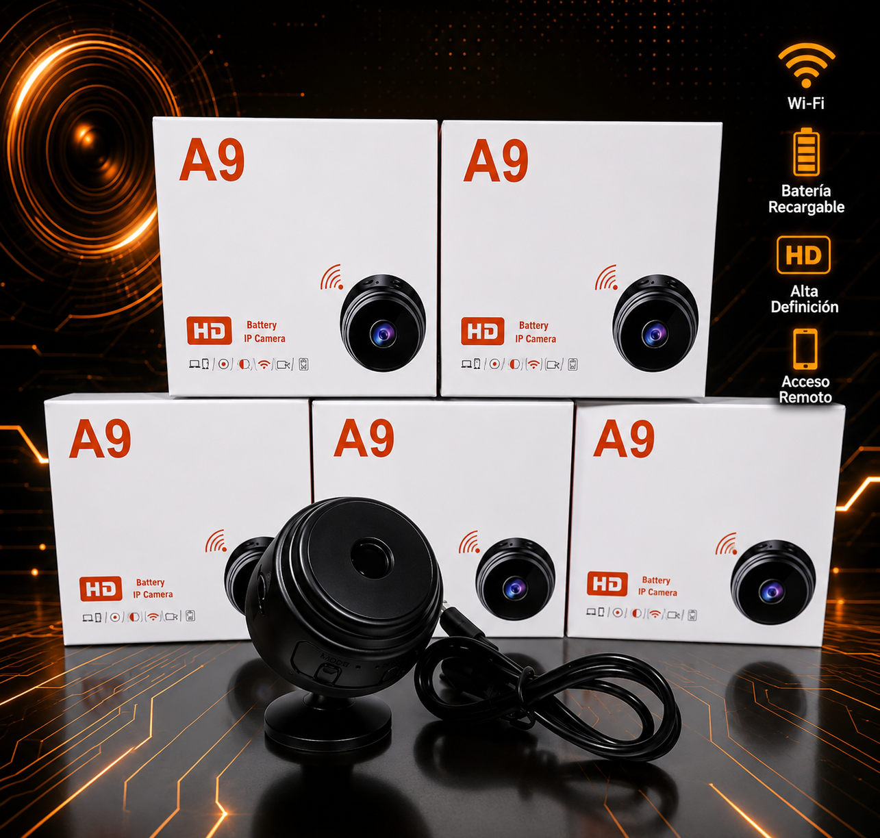 MINI CÁMARA A9 HD
