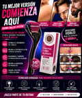 PACK MÁQUINA DE AFEITAR SONAR 3EN1 + DERMA ROLLER