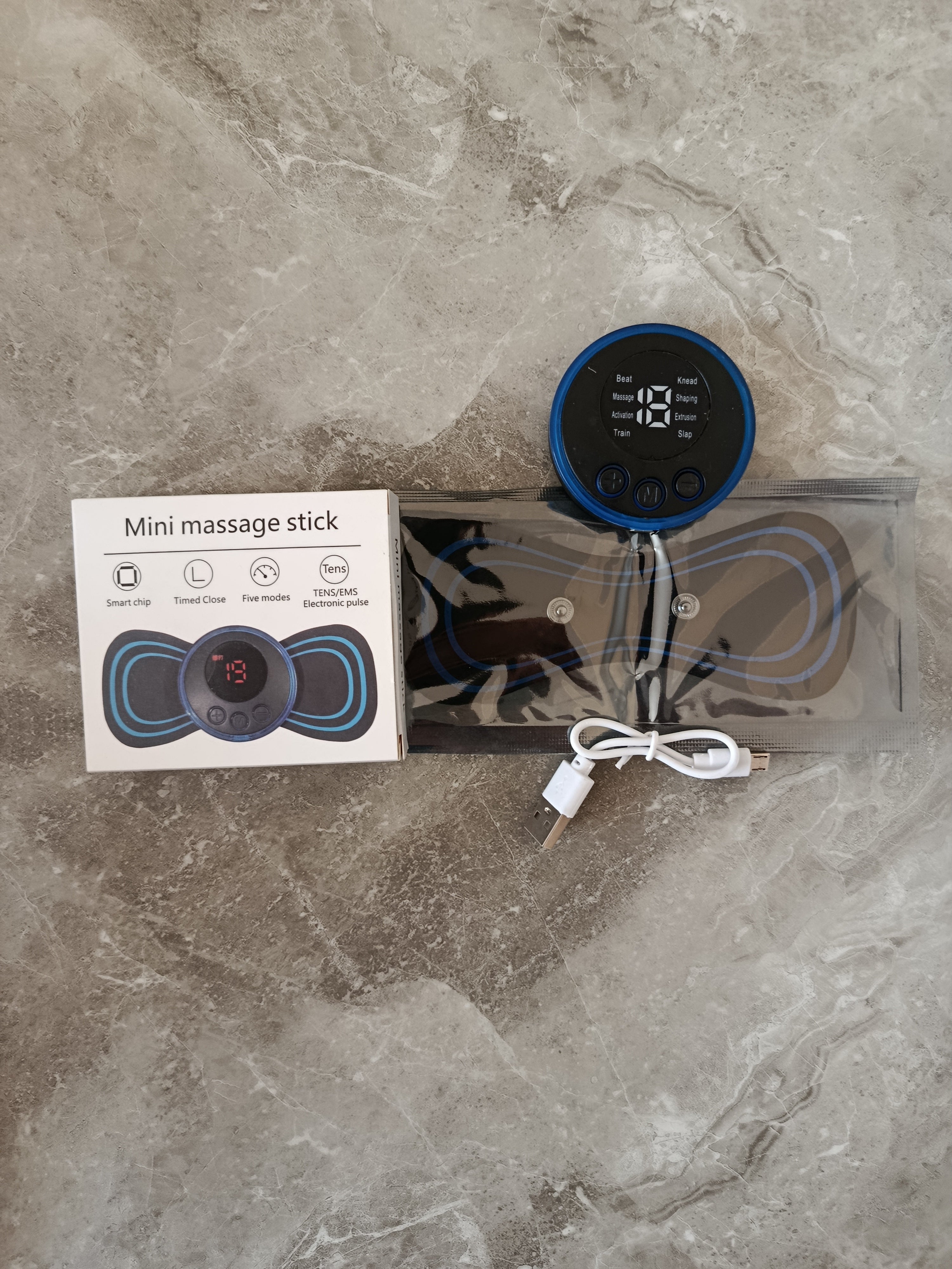 Combo RELAX– Masajeador Tens RECARGABLE+ Masajeador Mariposa