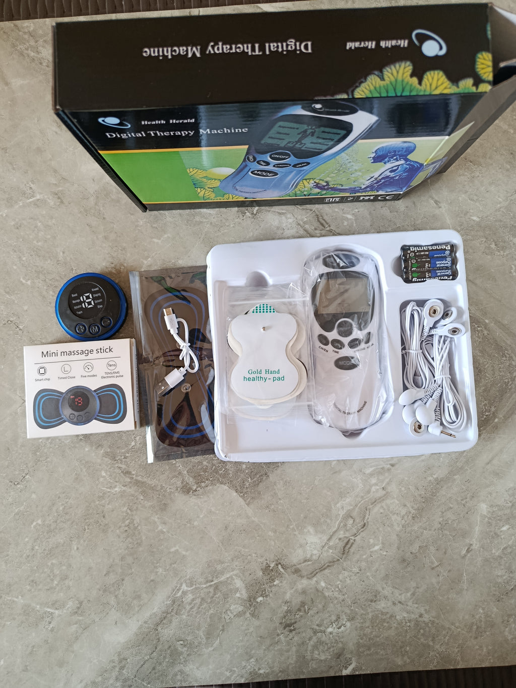 Combo RELAX– Masajeador Tens RECARGABLE+ Masajeador Mariposa